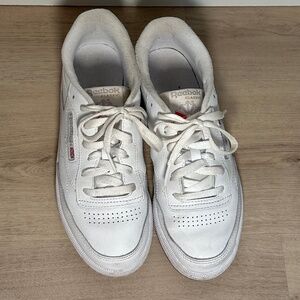 White Reebok Club C 85 Vintage Sneakers